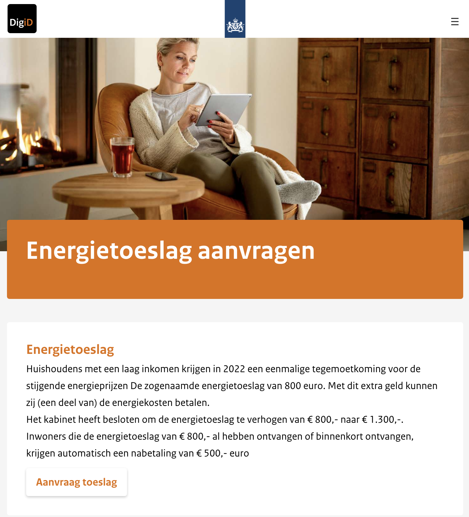 De politie waarschuwt: Nepberichten over energietoeslag